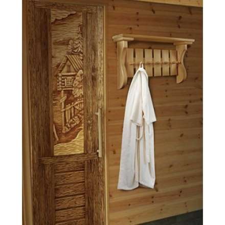 Полка с вешалкой 6 рожков 32412 в Бобруйске