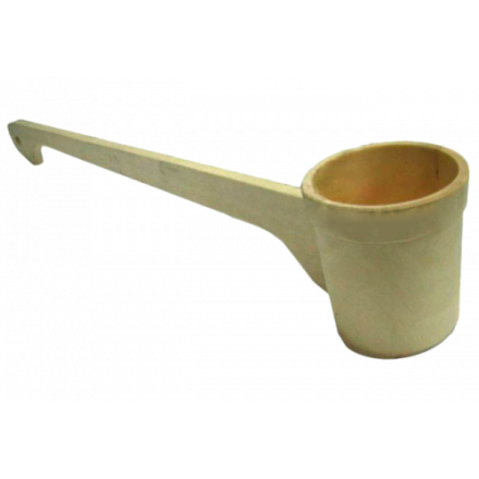 Ковш-черпак 0.25л точёный с горизонтальной ручкой 30040 купить в Бобруйске