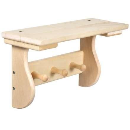 Полка с вешалкой 3 рожка 32413 в Бобруйске