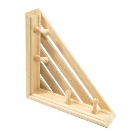 Полка угловая с вешалкой 4 рожка М-46 в Бобруйске