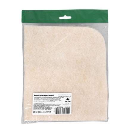 Коврик для бани белый 41216 в Бобруйске