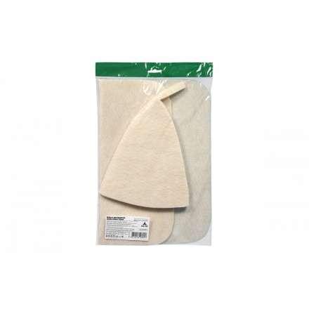 Набор из двух предметов (Шапка, коврик) белый 41217 в Бобруйске