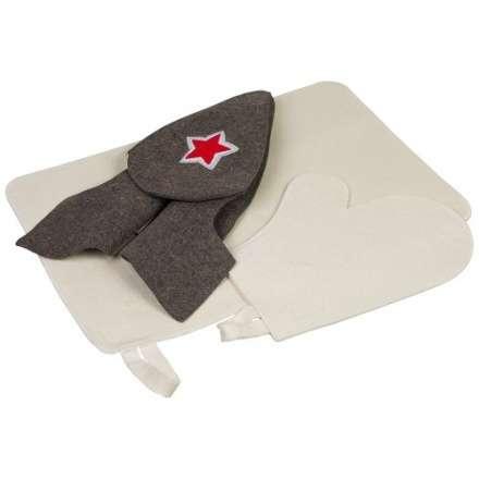 Набор из 3-х предметов (шапка Будёновка, рукавица, коврик) 41096 в Бобруйске