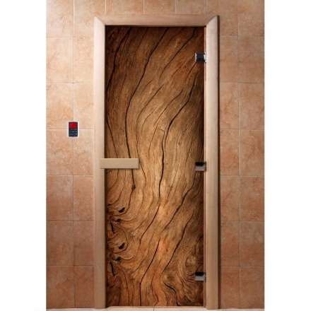 Дверь для сауны Doorwood с фотопечатью A052 1900x700 в Бобруйске