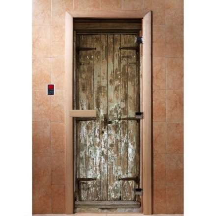 Дверь для сауны Doorwood с фотопечатью A028 1900x700 в Бобруйске