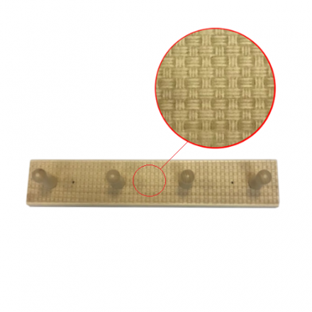 Вешалка 4-х рожковая с тиснением Рогожка купить в Бобруйске