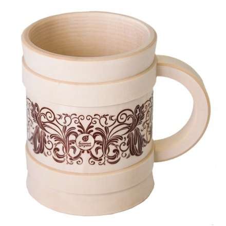 Кружка точёная Бочонок 0.5л 32240 в Бобруйске