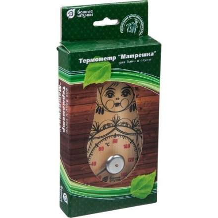 Термометр Матрёшка для бани и сауны 18046 в Бобруйске