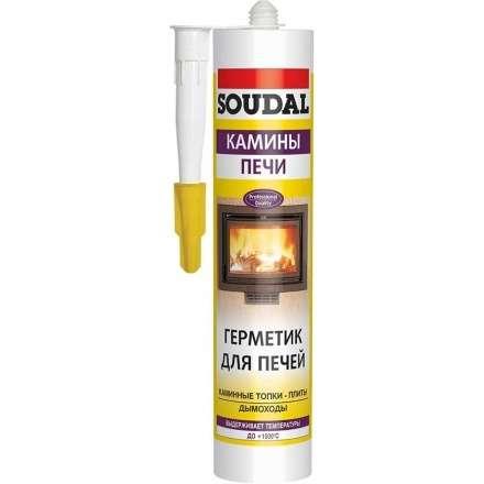 Герметик для печей SOUDAL Calofer черный 280 мл жаростойкий в Бобруйске