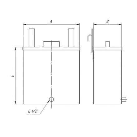 Бак Ferrum Комфорт навесной для печи 40 л в Бобруйске