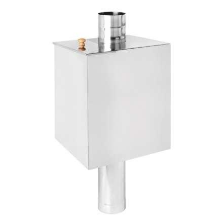 Бак Везувий нерж. 80 л на трубе d120 (прямоуг.) в Бобруйске