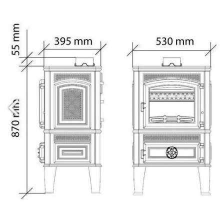Чугунная печь Ferguss Magma Cook в Бобруйске