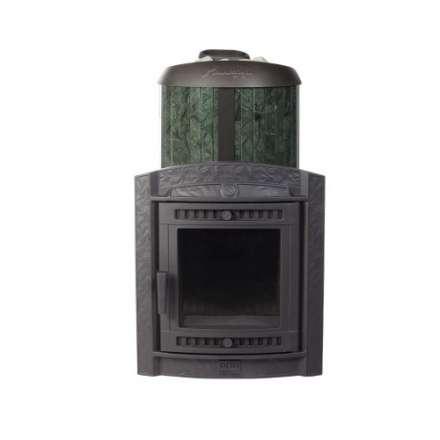 Печь банная ProMetall Атмосфера L+ в ламелях Верде Гватемала наборный рисунок в Бобруйске