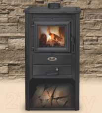 Печь-камин Blist Oganj N чугунная дверца серая фото в Бобруйске