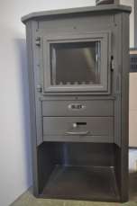 Печь-камин Blist Oganj N чугунная дверца серая фото в Бобруйске