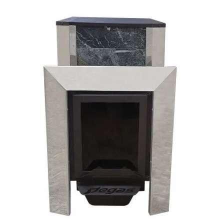 Печь банная Пегас 16 со стеклом в камне змеевик в Бобруйске