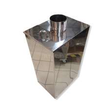 Бак самоварный Прямоугольный d115 мм, 80л; AISI430- 1,0мм в Бобруйске