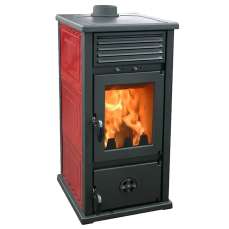 Купить Печь THERMO VESTA PLUS красная (с теплообменником) в Бобруйске в Бобруйске