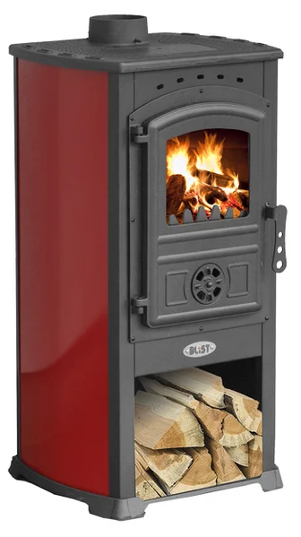 Печь-камин Blist Zar красная в Бобруйске