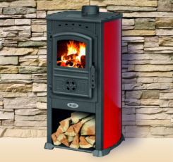 Печь-камин Blist Zar красная в Бобруйске