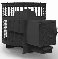 Чугунная банная печь Kennet Бастион 22 сетка витая в Бобруйске