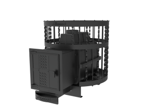 Чугунная банная печь Kennet Бастион 22 сетка витая в Бобруйске