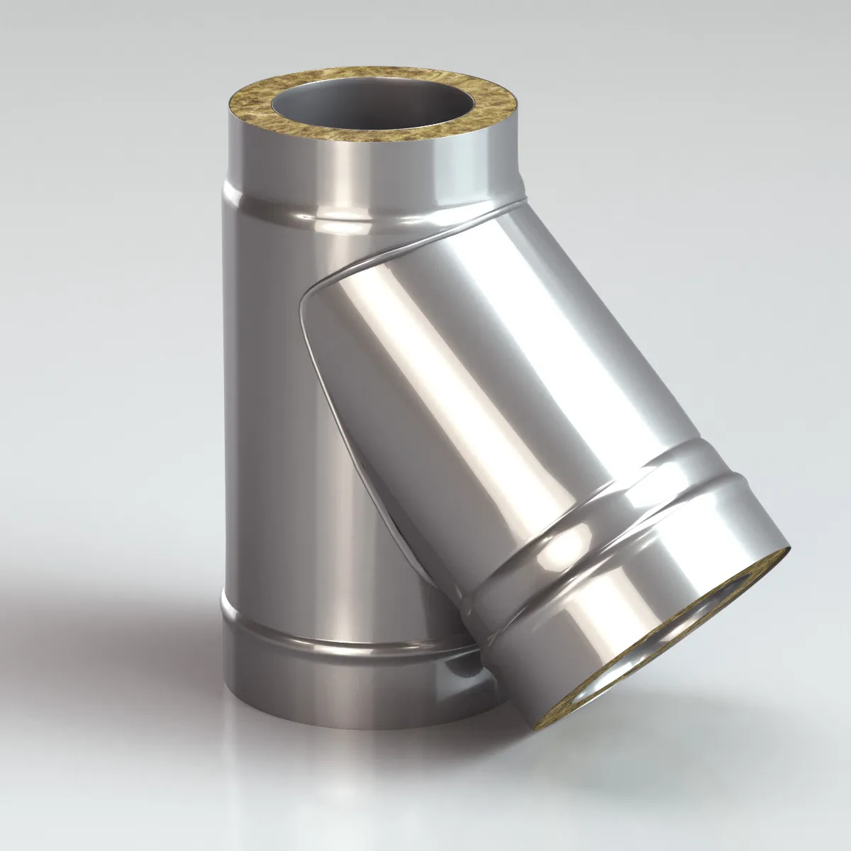 Сэндвич-тройник 45 304/430 0.8, изол. 50 мм купить в Бобруйске