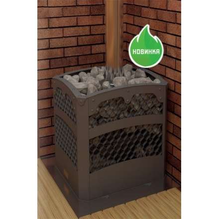 Печь для бани Теплодар БЫЛИНА-СЕТКА-12Ч Панорама (1.2) (без двери БЫЛИНА 16 обрамления) в Бобруйске