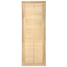 Дверь глухая с фольгой 1,9х0,7 м., липа Класс Б, коробка из липы Амазонка бай фото в Бобруйске