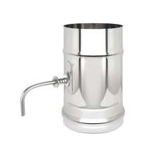 Шибер нерж. поворотный (AISI 430/0,5мм) купить в Бобруйске