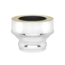 Переход на сэндвич нерж. (AISI 304 0,8мм/0,5мм) д.150х220 (ММ) купить в Бобруйске