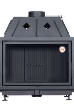 Каминная топка Экокамин Альфа 1000 B подовая черный шамот в Бобруйске