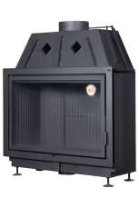 Каминная топка Экокамин Альфа 1000 B подовая черный шамот Амазонка бай фото в Бобруйске