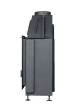 Каминная топка Экокамин Альфа 1000 B подовая черный шамот в Бобруйске