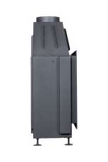 Каминная топка Экокамин Альфа 1000 B подовая черный шамот в Бобруйске