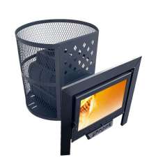 Печь Пегас Легион 22 чугун панорамная дверь Амазонка бай фото в Бобруйске