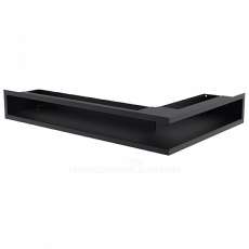 Решетка люфт угловая левая 400х600х90 (графит) Амазонка бай фото в Бобруйске