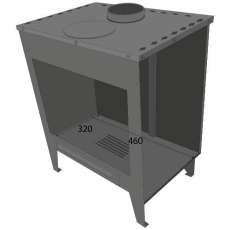 Купить Печь-камин Печь-камин Пегас Опти 180 сталь в Бобруйске Амазонка бай фото в Бобруйске