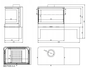 Печь-камин KFD STO MAX 14 3F Амазонка бай фото в Бобруйске