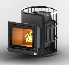 Печь для бани KRONOS КОЛИЗЕЙ 16 ВСЧ ПАНОРАМА Амазонка бай фото в Бобруйске