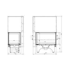 Каминная топка KFD ECO iLUX 90 LH/RH в Бобруйске