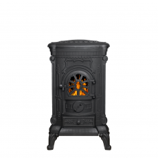Чугунная ПЕЧЬ-КАМИН Везувий А-07 Антрацит в Бобруйске