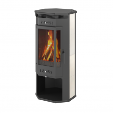 Печь-Камин ASTON 11кВт (180 м3) угловой в Бобруйске