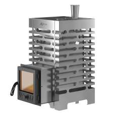 Печь для бани Везувий ASTON 16 INOX стекло в Бобруйске