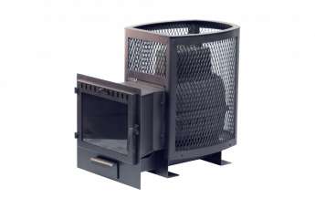 Печь банная Сибирь 22 Панорамная дверца, сетка купить в Бобруйске