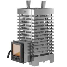 Печь для бани Везувий ASTON 20 INOX стекло в Бобруйске