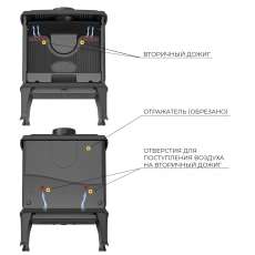 Печь-камин EVEREST F11 в Бобруйске