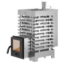 Печь для бани Везувий ASTON 16 INOX стекло АКВА в Бобруйске