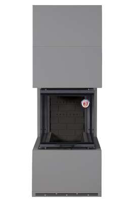 Камин Родос 900 ГРАФИТ, шамот черный в Бобруйске