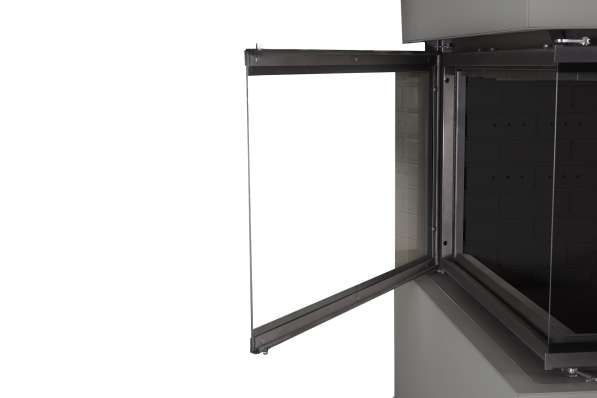 Камин Родос 900 ГРАФИТ, шамот черный в Бобруйске